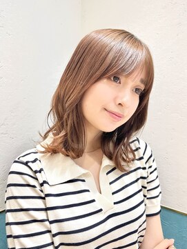 ロンド レグリーズ 立川(Lond leglise) ミニウルフレイヤーカット顔周りカット前髪カット韓国ボブ/立川