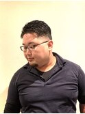 スキンフェード アイロン パーマ 短髪 刈り上げ