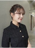 ヘアアレンジ/アップスタイル/お呼ばれアレンジ/タイトアレンジ