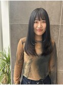 フェイスレイヤーロングヘア