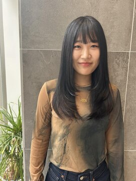 スーリール 荒戸店(Sourire) フェイスレイヤーロングヘア