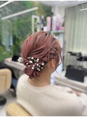ヘアアレンジ　ボブヘア　ヘアセット