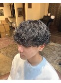 沖縄メンズ波巻きパーマ