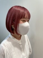 ニア 栄(nia)&nbsp;大人シアーベージュミニウルフボブミディアムレイヤー