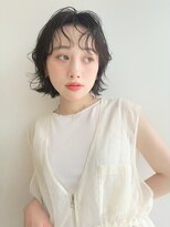 ホォレ 豊中店(fore)&nbsp;オリーブベージュショートミニボブグレージュブリーチレイヤー