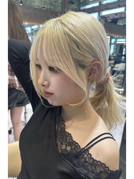 ロンドロゼ 池袋(Lond rose) お顔周りレイヤー×ブロンド