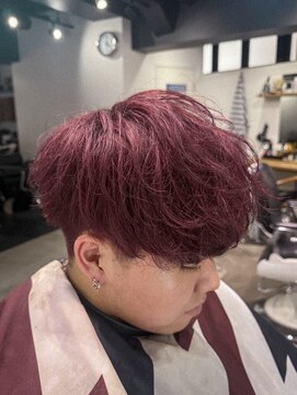 チェリーレッド/ワインレッドカラー/バーガンディ/マッシュ