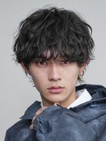 フィフスパーク(fifth PARK)&nbsp;渋谷強めシャドウパーマスパイラルパーマメンズマッシュウルフ