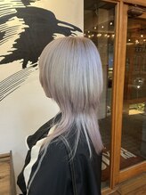 【ダブルカラー】「透明感」や「外国人風」が叶う！ケアブリーチ使用で髪のダメージを最小限に◎ 