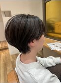 ナチュラルだけど今っぽいマッシュショート