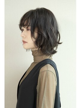 スリーランドメゾン 鶴見区横堤(THREELAND maison) ウルフカット、ベージュカラー