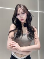 ジェム リット(GEM lit)&nbsp;《LUNA》グレージュ/ワンホンヘア/くびれ巻き/レイヤー