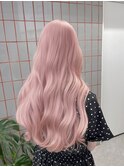 インナーカラー/トリートメント/デザインカラー/ペールピンク
