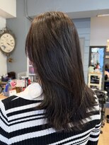 シータ 大山(THETA)&nbsp;ミディアムレイヤー/ショコラカラー/透け感カラー