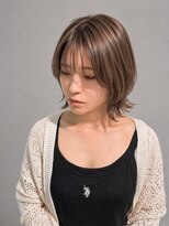 ピース バイ シータ(PEACE by CITA)&nbsp;柔らかシアーベージュ×抜け感レイヤーボブ20代30代40代