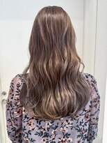 シオン(shion) 秋色くすみベージュ透明感カラー小顔ピンクヘアー_ba535911