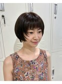 ショート×ショートレイヤー×丸み×前髪あり×横浜