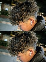 メンズココ メンズパーマ 韓国ヘア 日本橋店(MENS COCO) お客様スタイル スペインカール×ハイライト