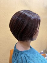 オッジ ヘアー ジャッロ(Oggi Hair giallo) 大人可愛いボルドールビーカラー 8月