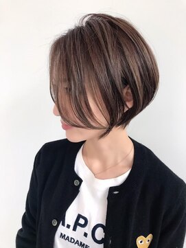 トータルビューティーハウス フラップ ミチ 野田店(total beauty house flap MICHI) 【flap MICHI島田和也】小顔に見えるショートボブ