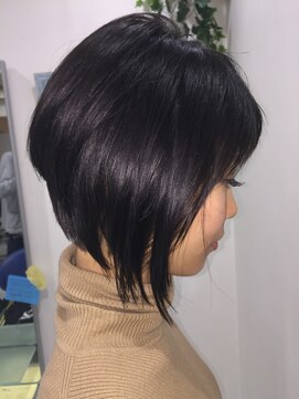 ちいさな美容室 庵(an) 女性らしさ抜群のボブスタイル