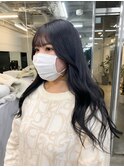 艶髪ダークラベンダーカラー