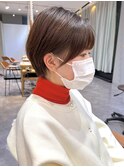 耳掛け/丸み/くびれ/ショートボブ/前下がり20代30代40代50代