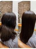 髪質改善ストレート