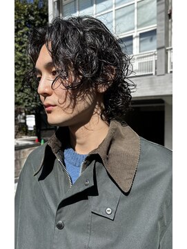 ナループロアオハナ(Nalu pu loa ohana) ウルフパーマ/メンズウルフ/ウルフカット/メンズパーマ