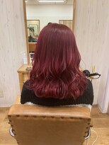 グランジュ 梅田店(GRANZE) チェリーレッド☆暖色カラー