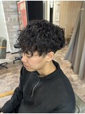 ツイストスパイラルパーマ/メンズカット/波巻きパーマ/札幌/大通