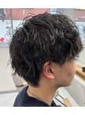 メンズカット/メンズスパイラルパーマ【新宿】