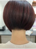 ヘアカラー×ヘナ☆最強組み合わせ艶やか前下がりボブ
