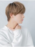 10代20代ハイトーンカラー学生王道クロップマッシュc札幌月寒