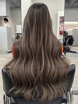 リリット(ReLit)&nbsp;くすみベージュマロンベージュホワイトブロンド細めハイライト