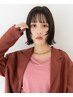 【髪質改善】カット+ポイント縮毛矯正 6400円