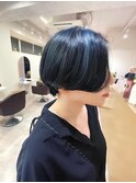 ハイライトカラー×ハンサムショート×白髪ぼかし30代40代