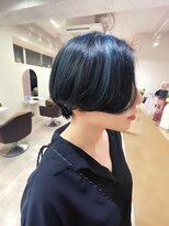 フェイス 石川町 (FACE)&nbsp;ハイライトカラー×ハンサムショート×白髪ぼかし30代40代