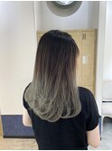 グラデーションカラー【ミルクティーグレージュ】