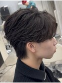 フェザーショート 熊本メンズヘア フェザーパーマ MEN'S HAIR