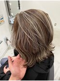 縮毛矯正髪質改善ハイライトレイヤーカット枚方美容室エクステ