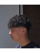 メゾンフォーメン 心斎橋店(Maison for men)&nbsp;ツイストスパイラルパーマ/縦落ち/フェード/ショート