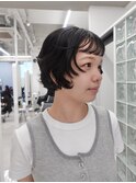くせ毛/癖毛/ミニボブ