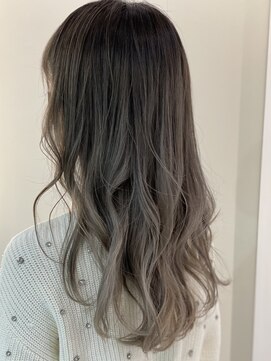 トリコ アヴェダ ららテラス北綾瀬(tricot AVEDA) ダブルカラー/シャドウルーツ/グレージュ/バレイヤージュ