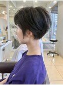 【50代・60代奈良】艶ショートボブ/髪質改善／ミセス/白髪ぼかし