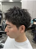 メンズスパイキーショートメンズパーマ