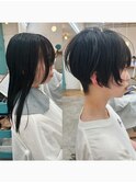 20代30代40代50代◎刈り上げショートレイヤーカット黒髪