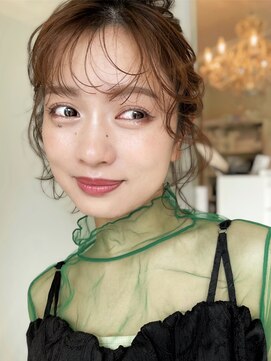 ヘアメイク シュシュ(Hair make chou chou) 小顔ヘア/簡単スタイリング/暗めカラー/顔周り/伸ばしかけヘア