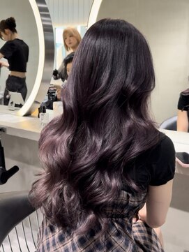 ロンドウル 熊本(Lond ulu) 韓国へア/ブリーチ/顔周りカット/ハイトーン/レイヤーカット/