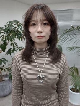 大人の抜け感/レイヤーカット/ブラウンベージュカラー